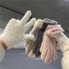 Gants Chauds De Couleur Unie