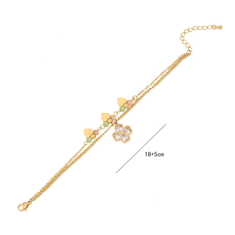 Bracelet Pendentif Fleur