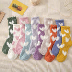 Chaussettes Chaudes À Motif Coeur