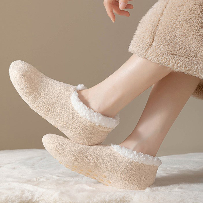 Chaussettes Chaudes En Peluche