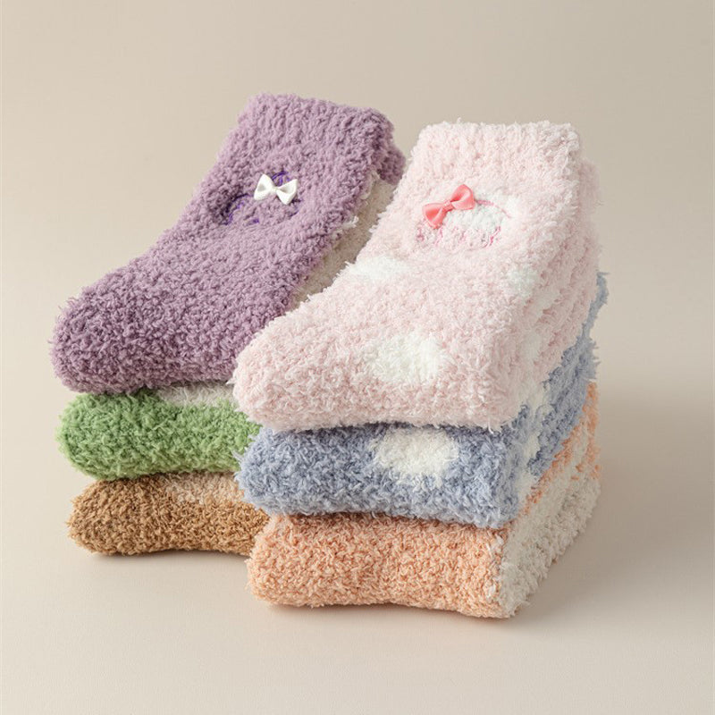 Chaussettes Chaudes En Peluche