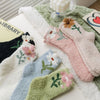 Chaussettes Chaudes À Fleurs