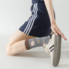 Chaussettes À Imprimé Chat Vintage