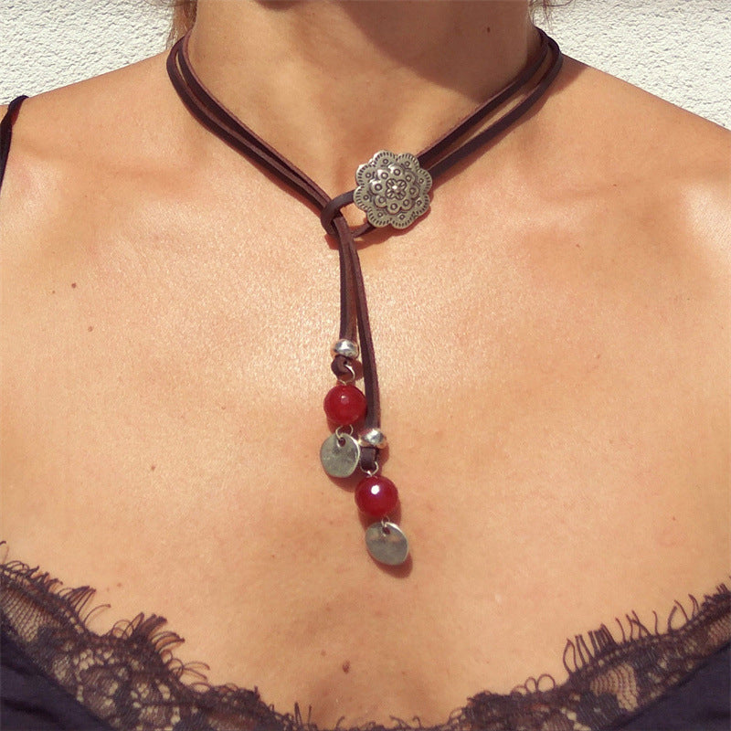 Collier Pendentif Bohème Vintage