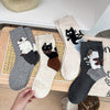 Chaussettes Décontractées À Imprimé Chat