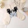 Chaussettes Décontractées À Imprimé Chat