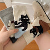 Chaussettes Décontractées À Imprimé Chat