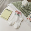 Chaussettes Chaudes À Fleurs