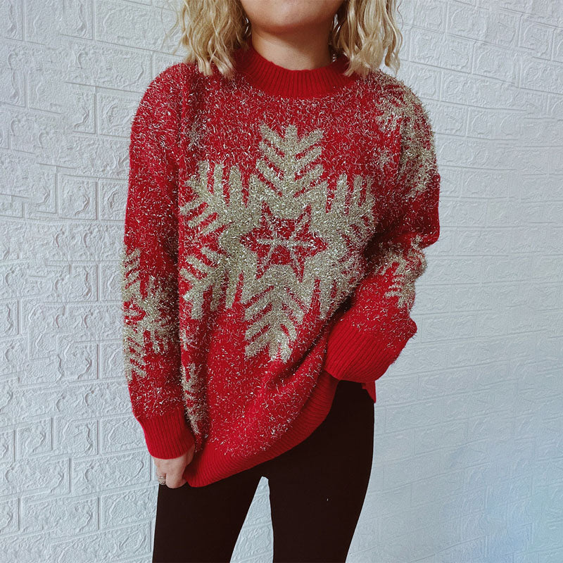 Pull En Tricot De Noël Décontracté