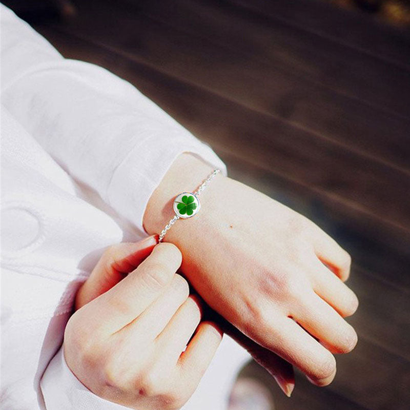 Bracelet Trèfle À Quatre Feuilles