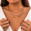 Collier Coeur Bohème Coloré