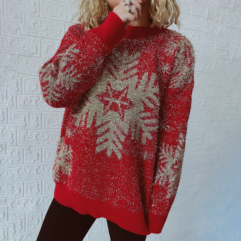 Pull En Tricot De Noël Décontracté