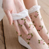 Chaussettes Fleuries Respirantes