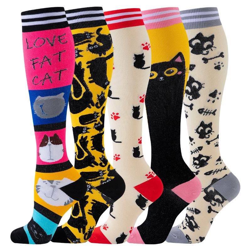 Lot De 5 Paires De Chaussettes De Dessin Animé