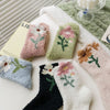 Chaussettes Chaudes À Fleurs