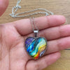 Collier Pendentif Coeur Coloré