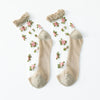 Chaussettes Fleuries Respirantes