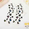 Chaussettes Décontractées À Imprimé Coeur