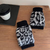 Gants Chauds À Imprimé Léopard