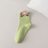 Chaussettes Décontractées À Imprimé Floral