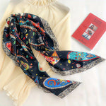 Foulard Imprimé Vintage