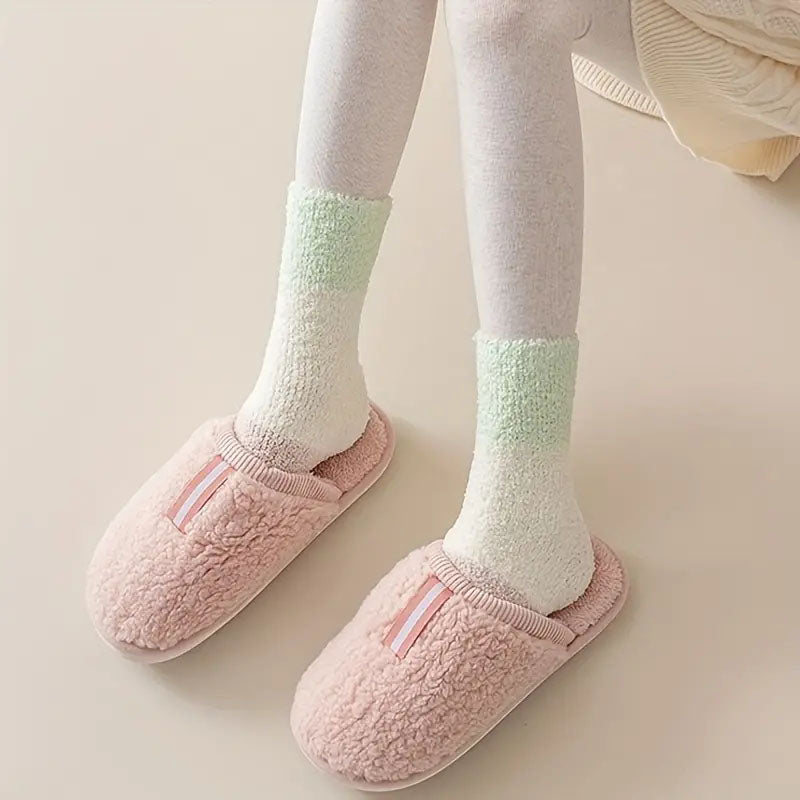 Chaussettes Chaudes En Peluche