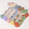 Chaussettes Fleuries Respirantes