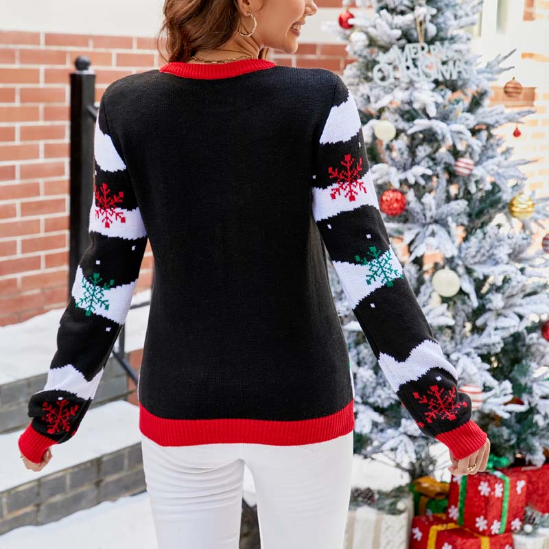 Pull En Tricot De Noël Décontracté