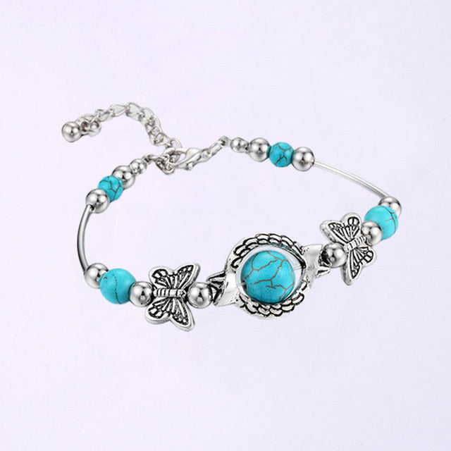 Bracelet Perlé Papillon