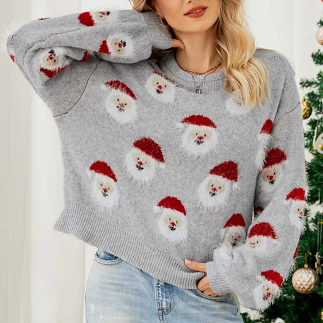 Pull En Tricot De Noël Décontracté