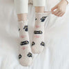 Chaussettes Chaudes À Imprimé Chat