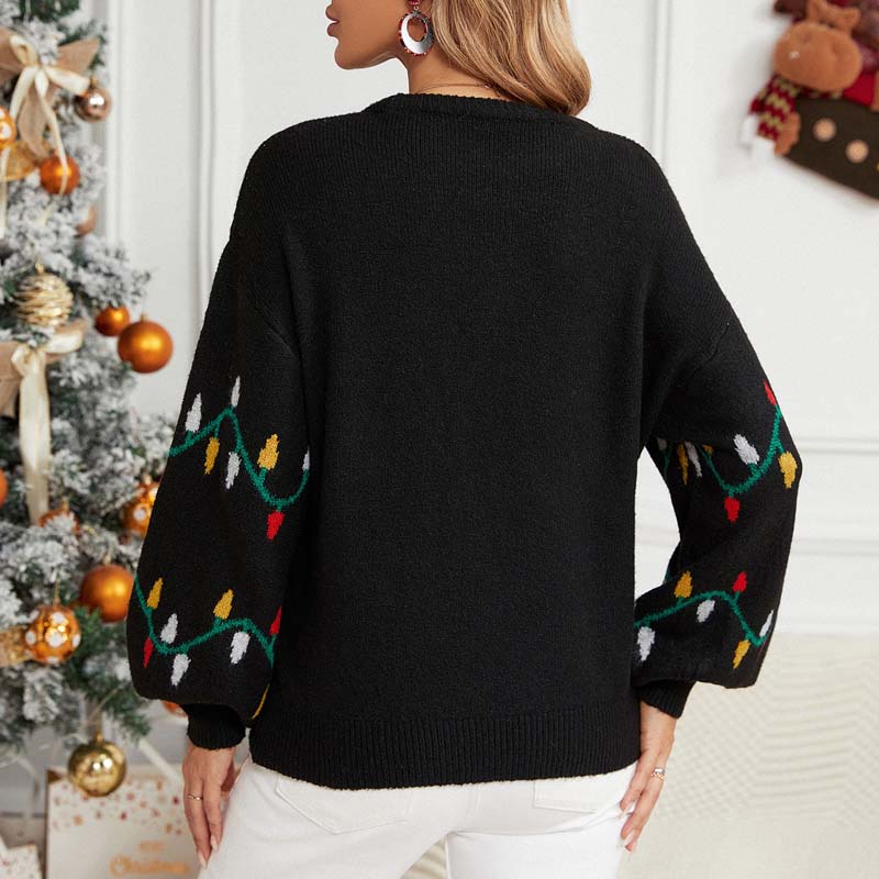 Pull En Tricot De Noël Décontracté