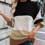 Pull En Maille Rayé