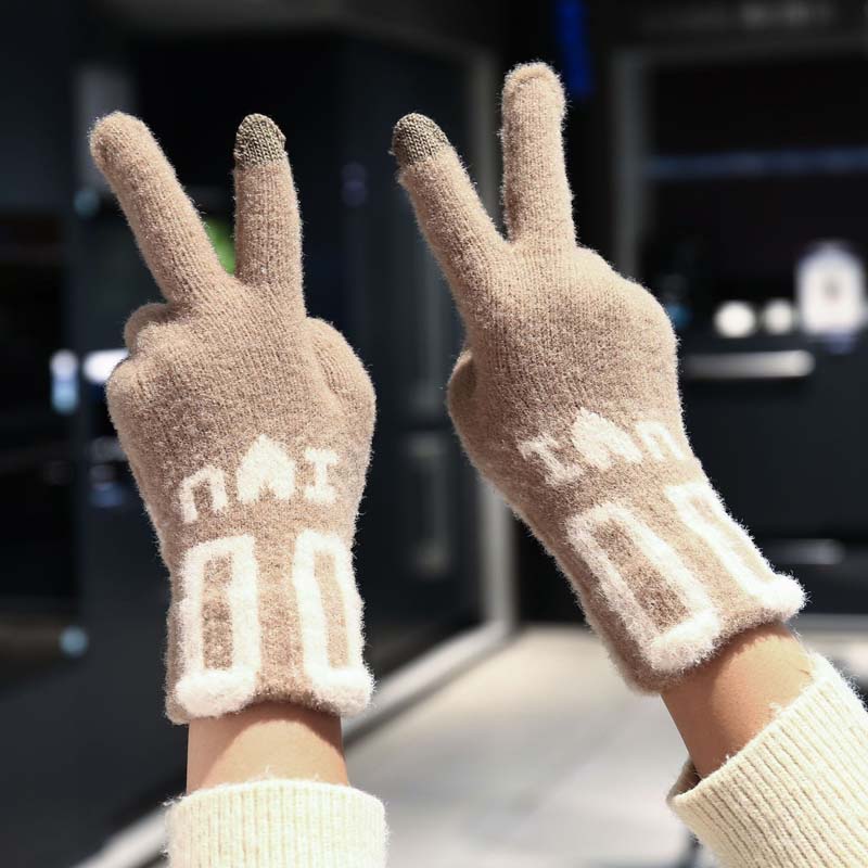 Gants Chauds De Dessin Animé