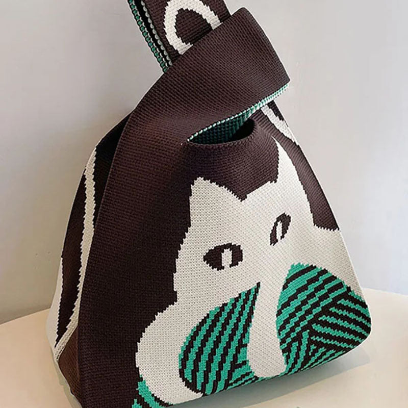 Sac À Main À Motif De Chat Créatif