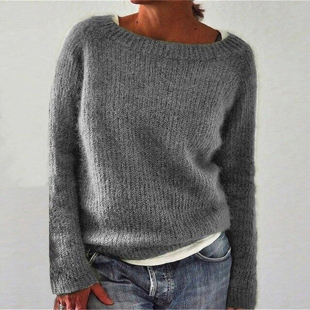 Pull Décontracté Ample Doux